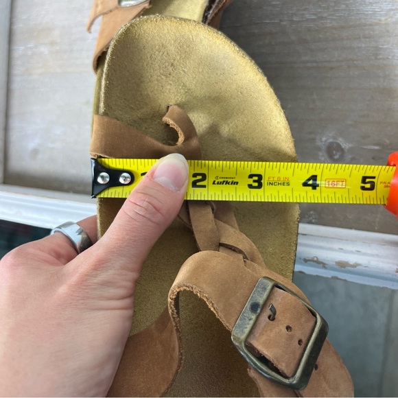 A. Gianetti Italian Leather Sandals | Brown Braided Suede | Fits US 9 - Picture 13 of 14